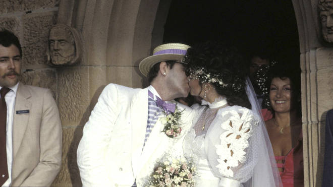 Elton John and Renate Blauel's Wedding