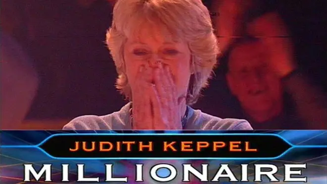 Judith Keppel wins Millionaire