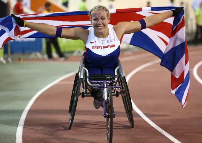 Hannah Cockroft at the IPC Athletics World Championships