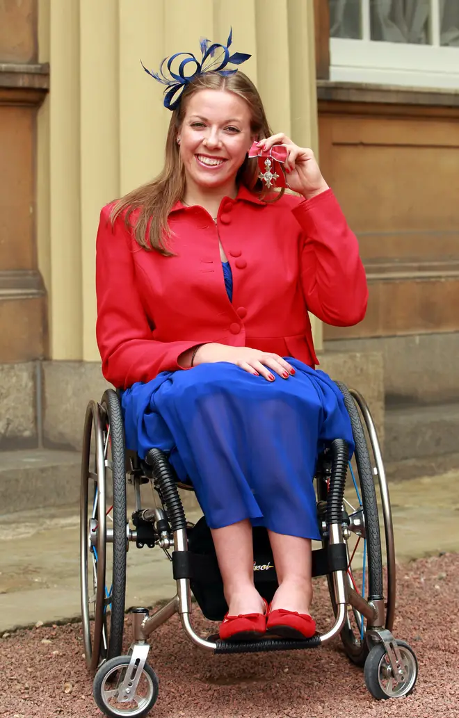 Hanna Cockroft received her MBE in 2013