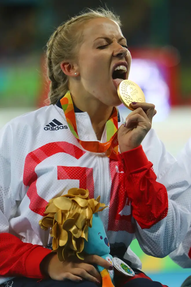 Hannah Cockroft won a Gold medal in the Women's 800m at the Rio Paralympics in 2016