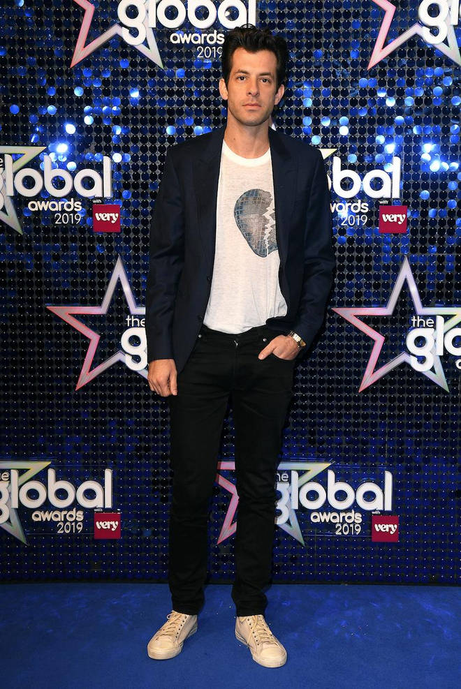 Mark Ronson arrives at The Global Awards 2019 with Very.co.uk