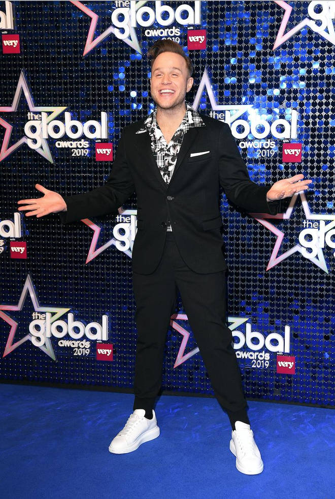 Olly Murs arrives at The Global Awards 2019 with Very.co.uk