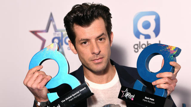 Mark Ronson in the press room at The Global Awards 2019 with Very.co.uk