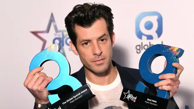Mark Ronson in the press room at The Global Awards 2019 with Very.co.uk