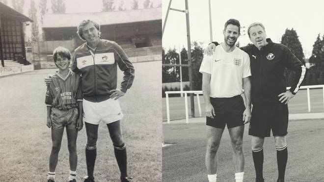 Harry and Jamie Redknapp then and now