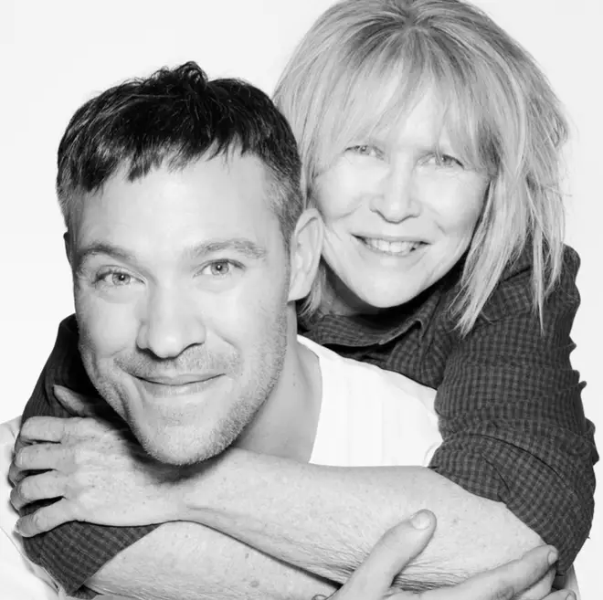 Will Young and his mother Annabel, shot by Rankin