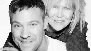 Will Young and his mother Annabel, shot by Rankin