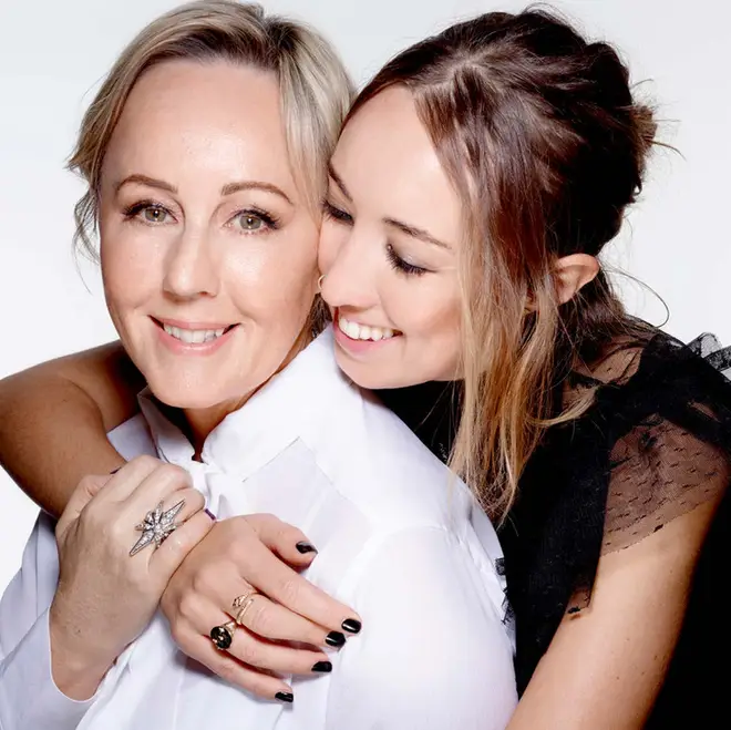 Shirley Kemp and daughter Harley, shot by Rankin