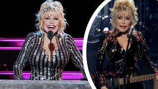 Dolly Parton at the Rock and Roll Hall of Fame