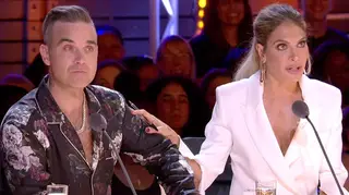 Robbie Williams and wife Ayda Field have quit X Factor