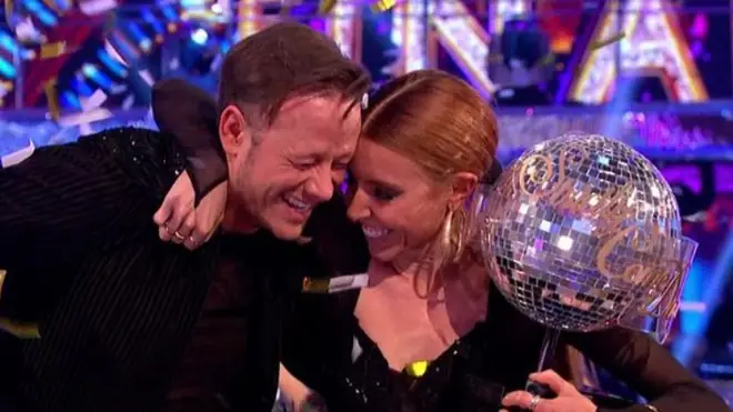Kevin Clifton and Stacey Dooley winning Strictly 2018
