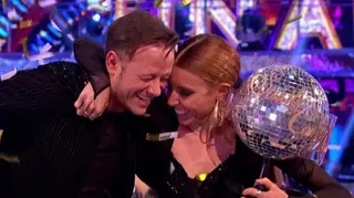 Kevin Clifton and Stacey Dooley winning Strictly 2018