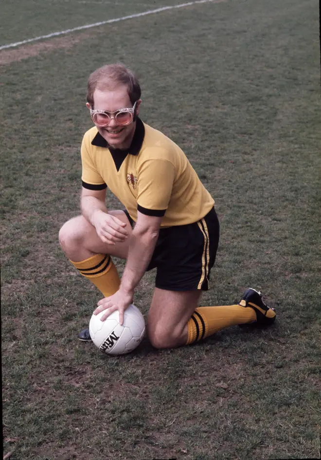 Elton At Vicarage Road in 1973