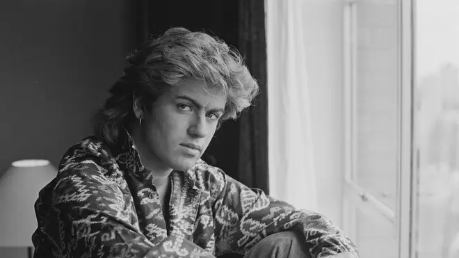 George pictured on the Wham! World Tour in 1985
