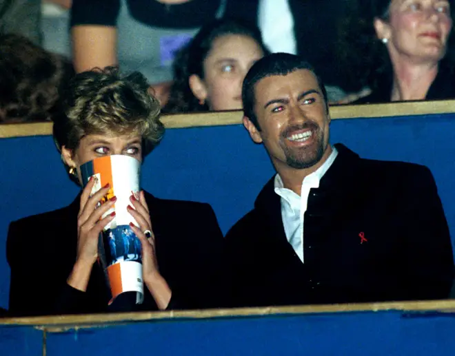 Princess Diana had many close relationships with musical stars including George Michael