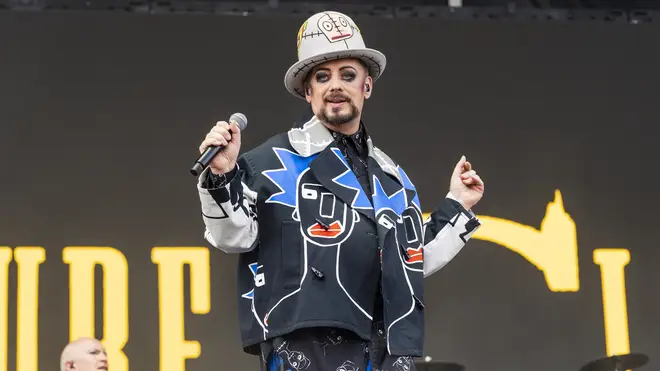 Boy George in concert in 2022
