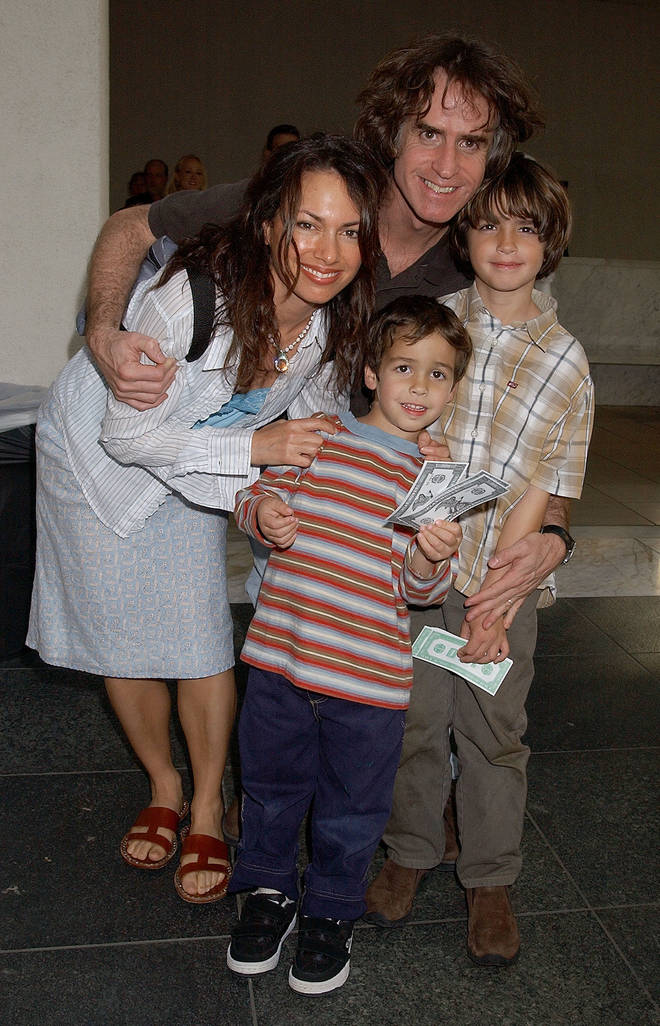 Susanna Hoffs and her family