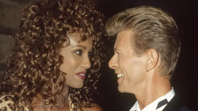 Iman and David Bowie got engaged in 1992