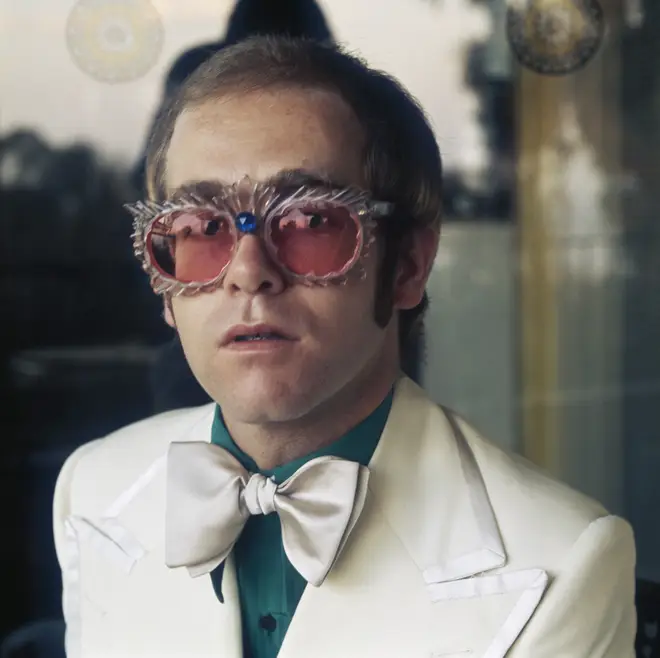 Elton In Lounge Outfit