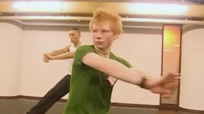 Ed Sheeran dancing on 'Britannia High' in 2007