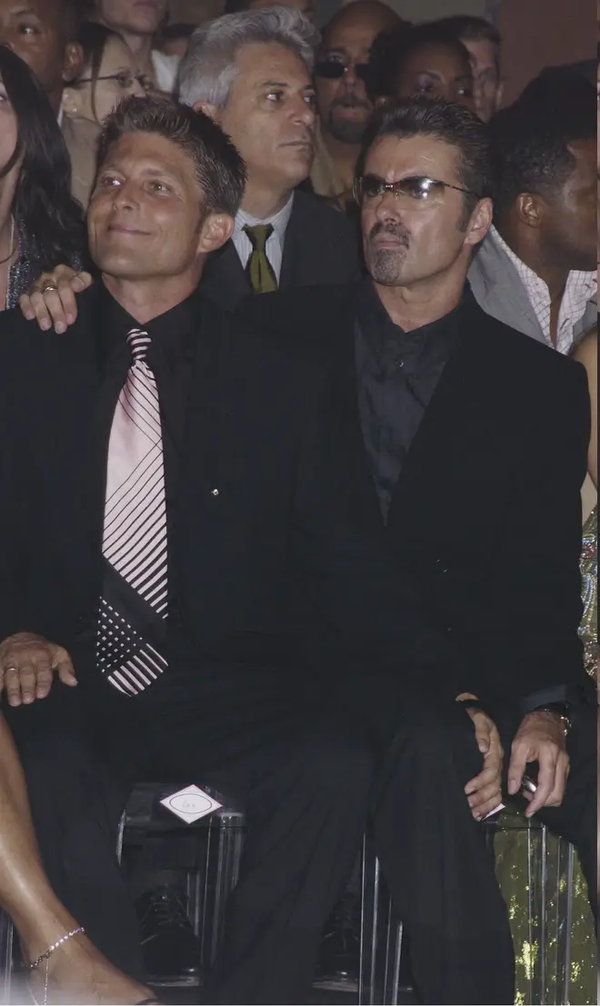 George Michael and partner Kenny Goss pictured in 2008