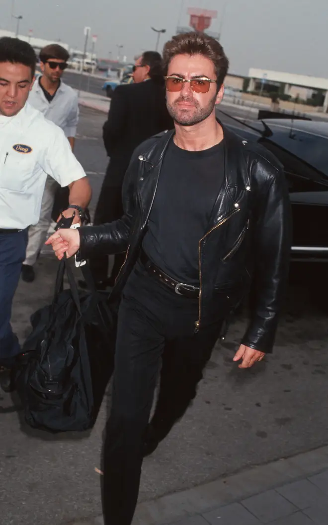 George Michael Sighted at Los Angeles International Airport - October 25, 1992