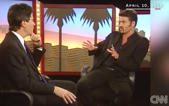 George Michael speaking to Jim Moret in the famous CNN 1998 interview