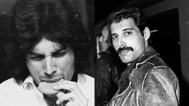 Behind-the-scenes pictures of Freddie Mercury throughout his career