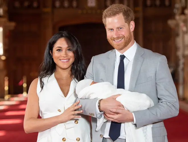 Prince Harry and Meghan Markle introduce their baby boy to the world