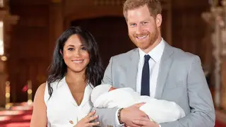 Prince Harry and Meghan Markle introduce their baby boy to the world