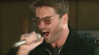 George Michael rehearses Queen's 'Somebody To Love' as David Bowie and Seal watch on