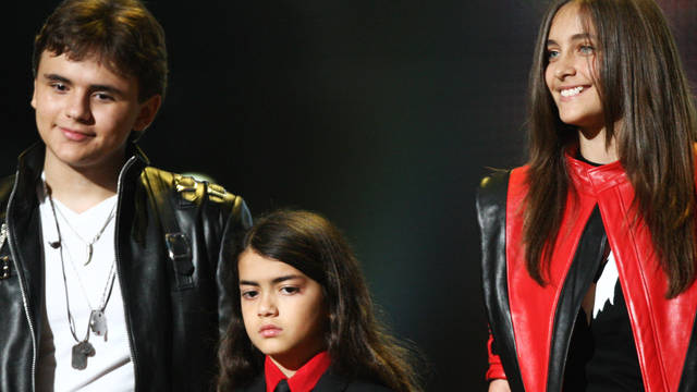 Blanket Jackson has made a rare public appearance at brother Prince's graduation