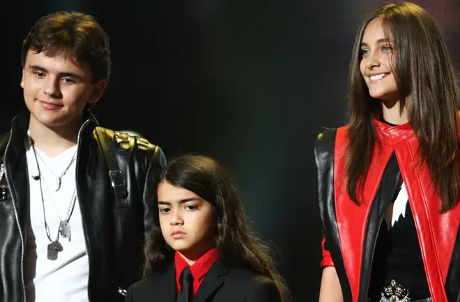 Blanket Jackson has made a rare public appearance at brother Prince's graduation