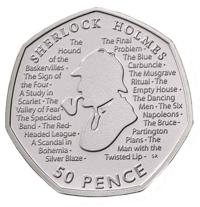 The Royal Mint have released the new Sherlock Holmes 50p coin