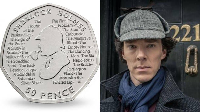 The Royal Mint's 50p Sherlock Holmes coin has been released to mark 160 years since Sir Arthur Conan Doyle's birth