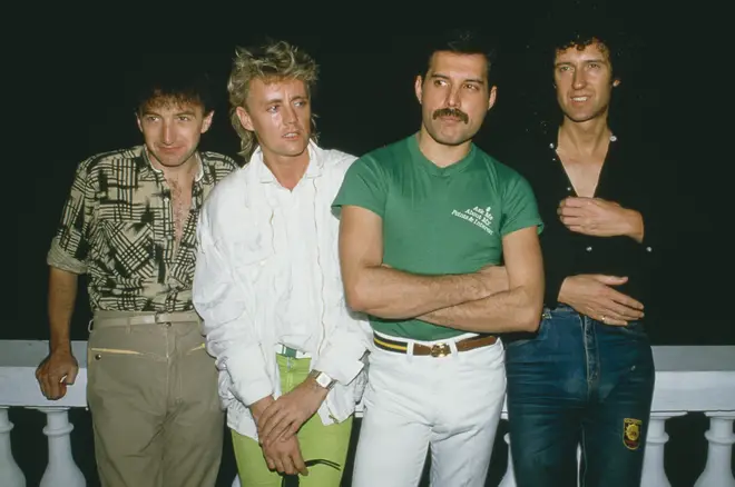 John Deacon (left) quit Queen in 1997