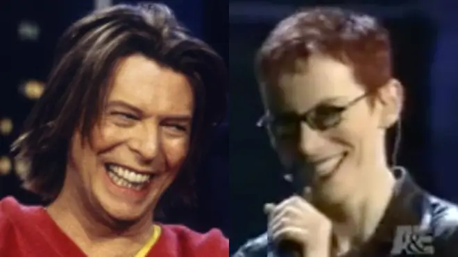 David Bowie prank called Annie Lennox on a live TV show in 2000