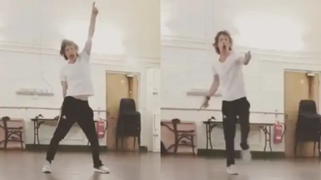 Mick Jagger shows off his moves in a new video