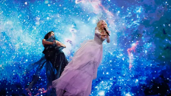 Australia's Kate Miller-Heidke performs the song Zero Gravity during the first semi-final of the 64th edition of the Eurovision Song Contest 2019