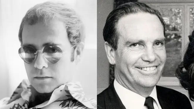 Elton John and his father Stanley