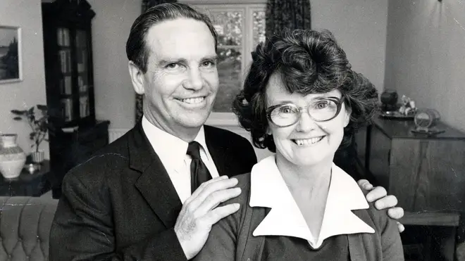 Stanley Dwight with second wife Edna in 1976