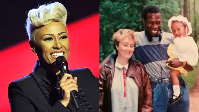 Emeli Sande and her parents