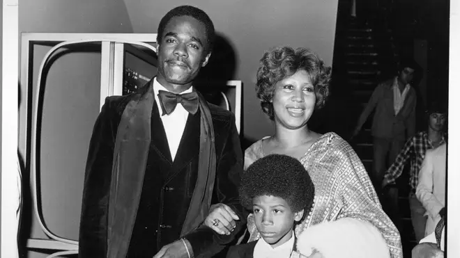 Aretha Franklin with her former husband Glynn and son Kelf in 1978