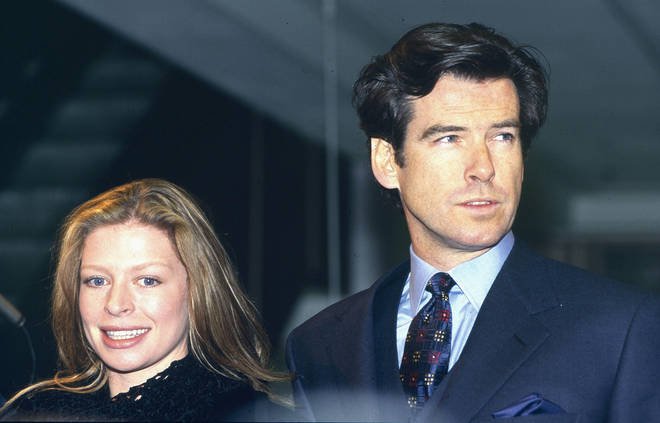 Pierce Brosnan and his late daughter Charlotte, the mother of his first two grandchildren, in 1995.