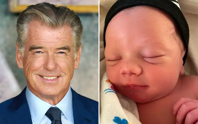 Pierce Brosnan has taken to Instagram to reveal his new family member.