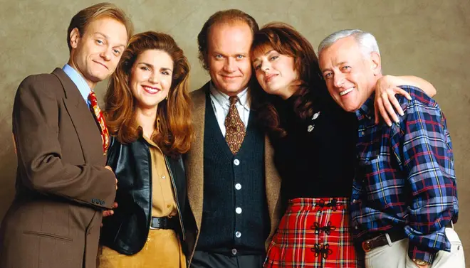 The main cast from the original Frasier series.