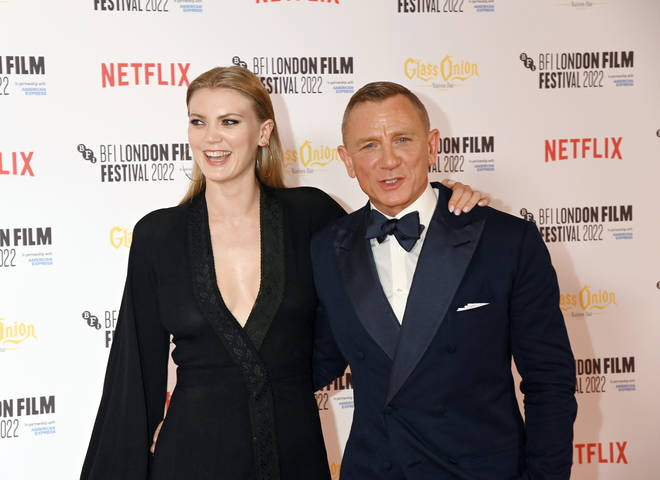 Daniel Craig and his daughter, Ella, in 2022