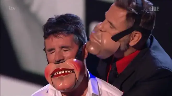 David Walliams and Simon Cowell