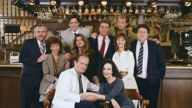 The cast of Cheers